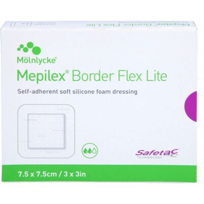MEPILEX Border Flex Lite Schaumverband 7,5x7,5 cm 5 St PZN17850719