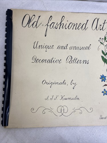 Old Fashioned Art Originals By A.J.F. Humula Unique And Unusual Patterns 1970s - Picture 2 of 21