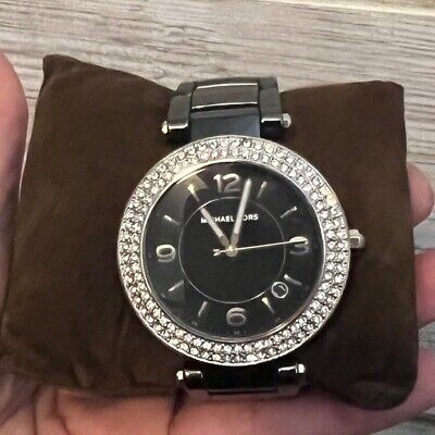 MICHAEL KORS Women's Rhinestone Black Ceramic Watch MK5309 MICHAEL KORS Women's Rhinestone Black Ceramic Watch MK5309
