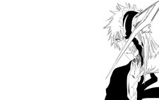Anime kurosaki ichigo bleach minimalism hollow Playmat Gaming Mat Desk