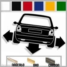 adesivo sticker RENAULT TWINGO tuning down-out dub prespaziato,auto