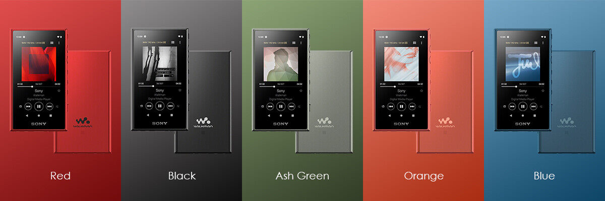 SONY WALKMAN NW-A105 16GB Hi-Res Audio Player Black Red SONY WALKMAN NW-A105 16GB Hi-Res Audio Player Black Red