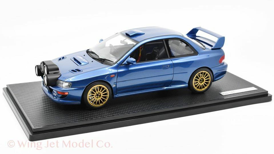 1/18 IG ignition #IG1636 Subaru Impreza 22B-STi Version (GC8改) Blue Rally Light