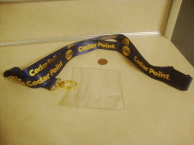 CEDAR POINT Amusement Park Season Neck Pass Photo Holder 150 Years Anniversary!