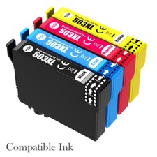4 Ink Cartridge For Use in Epson WorkForce WF-2960 WF-2960DWF 2965DWF