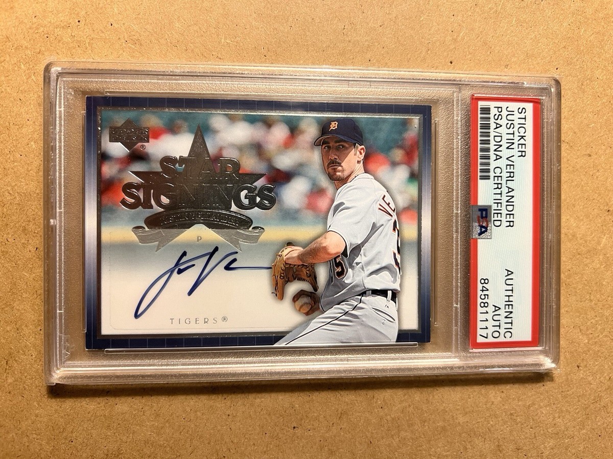 2007 Upper Deck - Star Signings Justin Verlander #SS-VE (AU) for 
