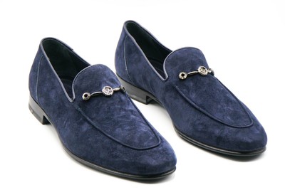 NWT STEFANO RICCI Leather   EAGLE Shoes LOGO Eu 42 Uk 8 Us 9 (SR1033)