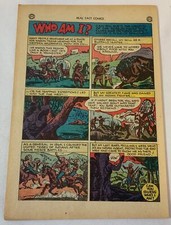 1947 cartoon page ~ KIT CARSON ~ Who Am I?