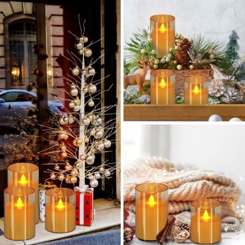 Flameless Led Candles Flickering, Acrylic Effect for Festival Wedding Home Decor - Picture 5 of 9