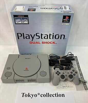 Sony PlayStation 1 PS1 Game Console SCPH-7000 Gray Box Japanese Ver. Fedex  F/S | eBay