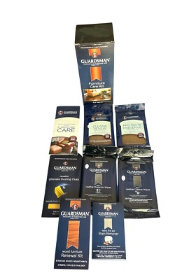 GUARDSMAN Furniture Care Kit For Fabric Leather Wood In Original Box Wipes Cloth