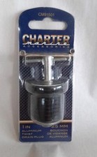 Charter Marine 1" Aluminum Twist Drain Plug CM91501 NEW