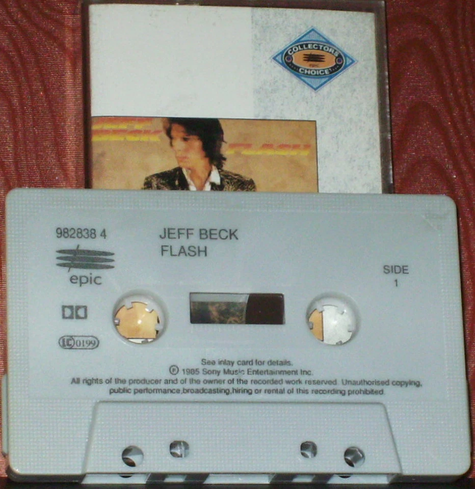 JEFF BECK FLASH CASSETTE ALBUM reissue  EPIC COLLECTORS CHOICE Blues Rock Pop  - Image 2 of 4