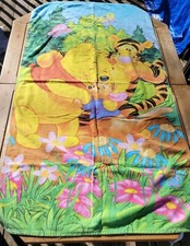 Winnie The Pooh Tigger Piglet Bath Towel Disney Vintage Bath Lake Ocean Colorful