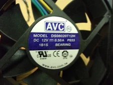 AVC DS08020T12HDC 12V 0.50A P033 Fan  *FREE SHIPPING*