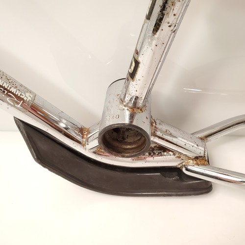 Rare Vintage 1996 Haro Bikes Basher Freestyle Frame & Fork Set 20" Chrome - Picture 3 of 12