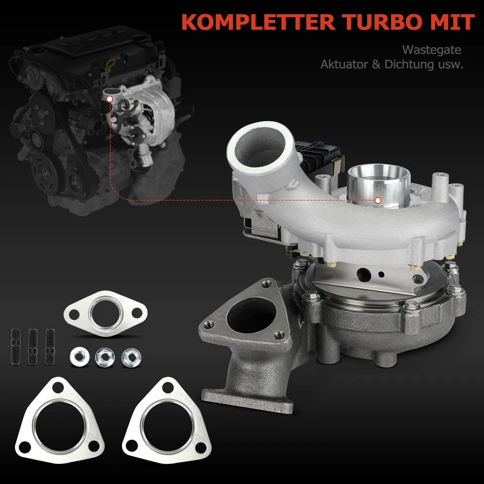 Turbolader für Audi A4 A6 A7 Q7 Porsche VW Touareg 7P5 Panamera 970 3,0 TDi - Bild 3 von 4