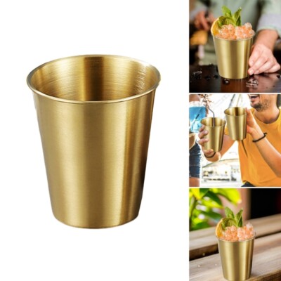 4pcs Stainless Steel Tumblers Cups Children Safe And Portable Drinking Glasses