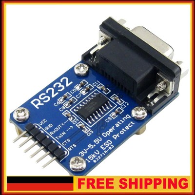 Waveshare DB9 zu TTL Konverter Board ESD RS232 zu TTL Modul 3V-5,5V Streifenkabe