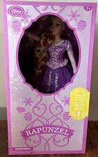 Disney Store Tangled Rapunzel 17" Singing Doll Hair & Lantern Light up New
