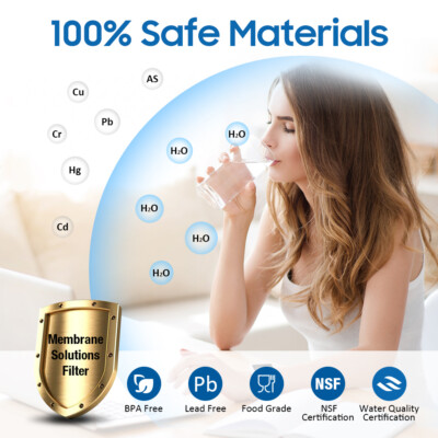 Max Water 20 X 4.5 Pulgadas, Cartucho De Filtro De Agua De Sedimentos De Repuesto De 5 Micras Para Toda La Casa Fibra De Filtracion Soplada Fundida