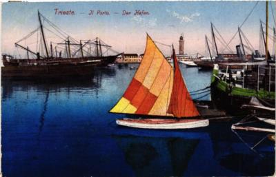 Old postcard AK TRIESTE Il Porto ITALY (529790)