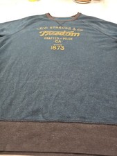 Vintage Levis Strauss  Co Long Sleeve Sweatshirt Size Large