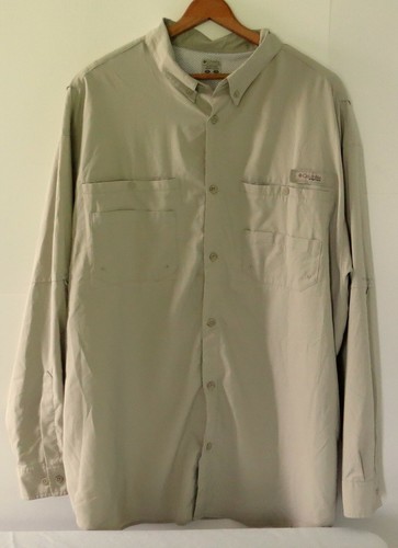 COLUMBIA PFG Mens Long Sleeve Shirt 