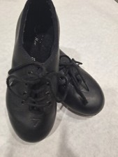 Bloch Size 10 1/2 M Black Lace Up Oxford Style Tap Shoe/Dance Unisex Boys Girls