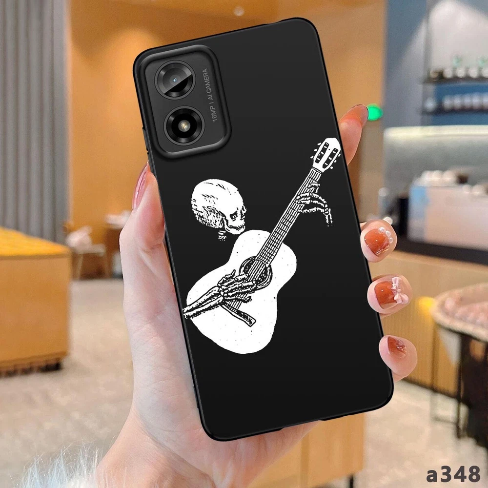 Skull Print Rubber Phone Case for Motorola Moto G Stylus G Power G Play  
