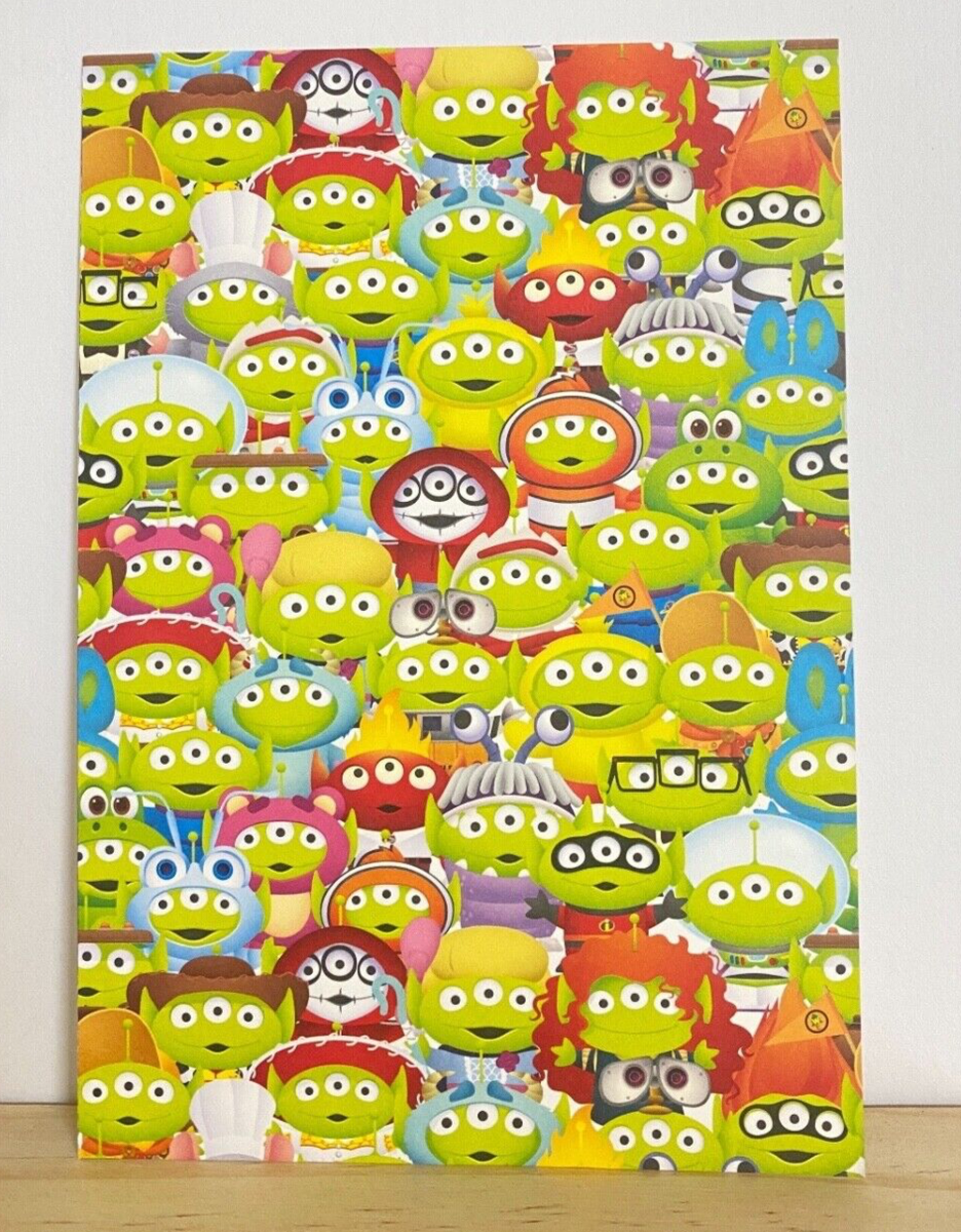 ■スタンプアートギャラリー　TOY STORY Toy Story Aliens Disney Fan Limited Not For Sale Postcard April