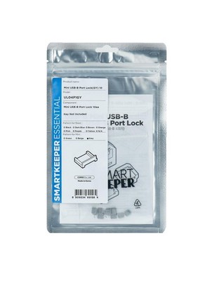 SmartKeeper MUL04P1GY Port Blocker USB Type-B Grey 10 Pc(S) ~E~
