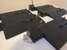 Lot Of 5 Lenovo ThinkPad Pro Docking Stations Type 40A1 With Keys. No Powercord