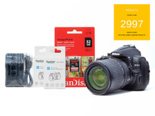 Nikon D5000 DSLR Camera w/ 18-135mm Lens, 32G...