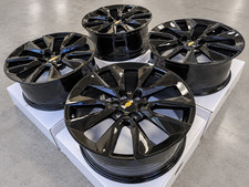 22 Black Wheels Rims Fits On Chevy Silverado Tahoe Suburban Set4