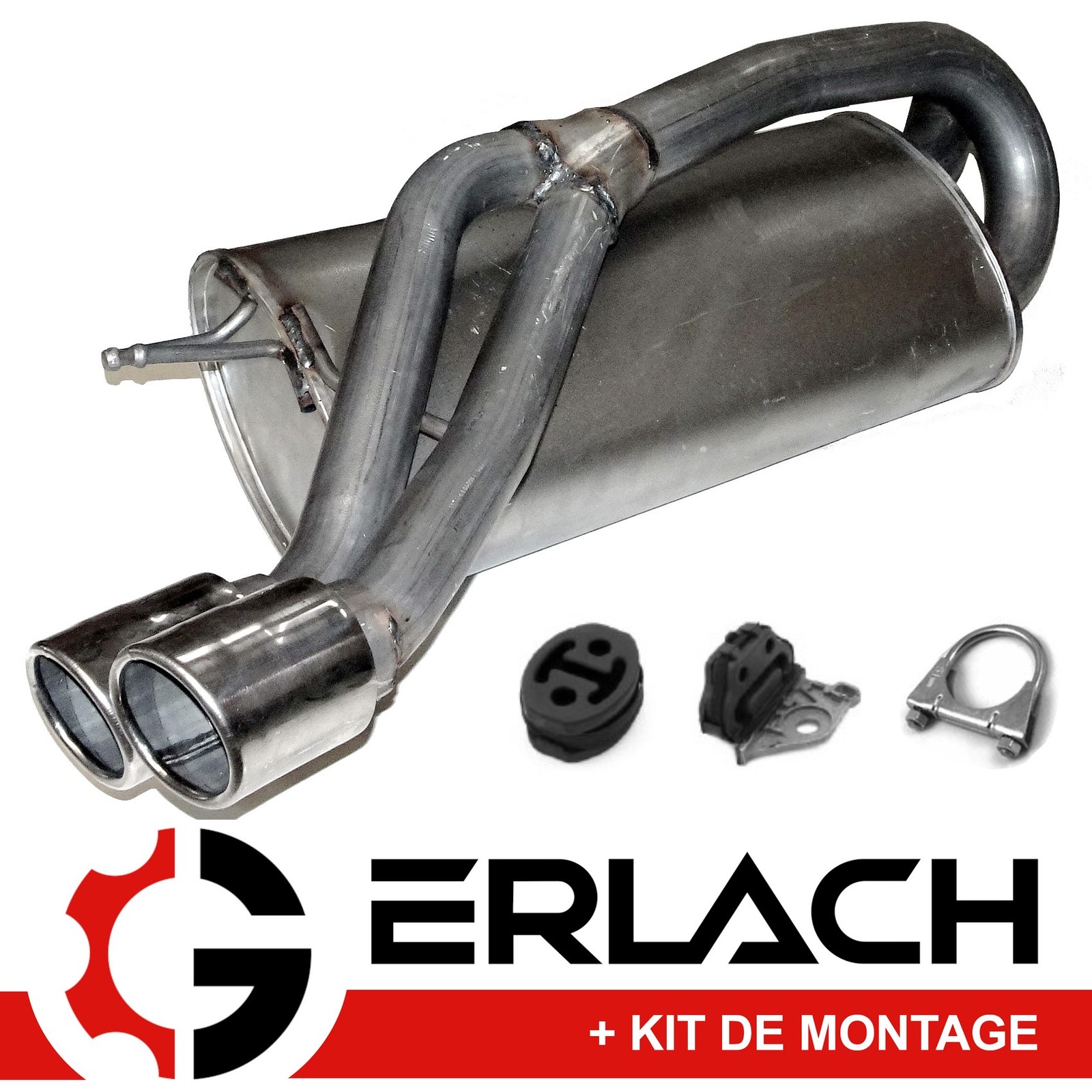 Silencieux arriere pour Fiat Bravo et Lancia Delta III 1.4 1.6 1.9