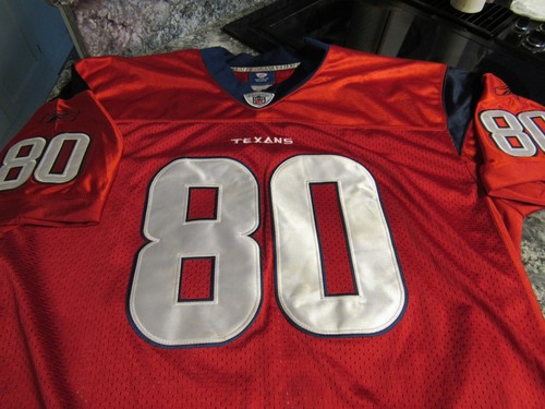 NFL Andre Johnson #80 Houston Texans Reebok On-Field Jersey Size 54 - Picture 2 of 15