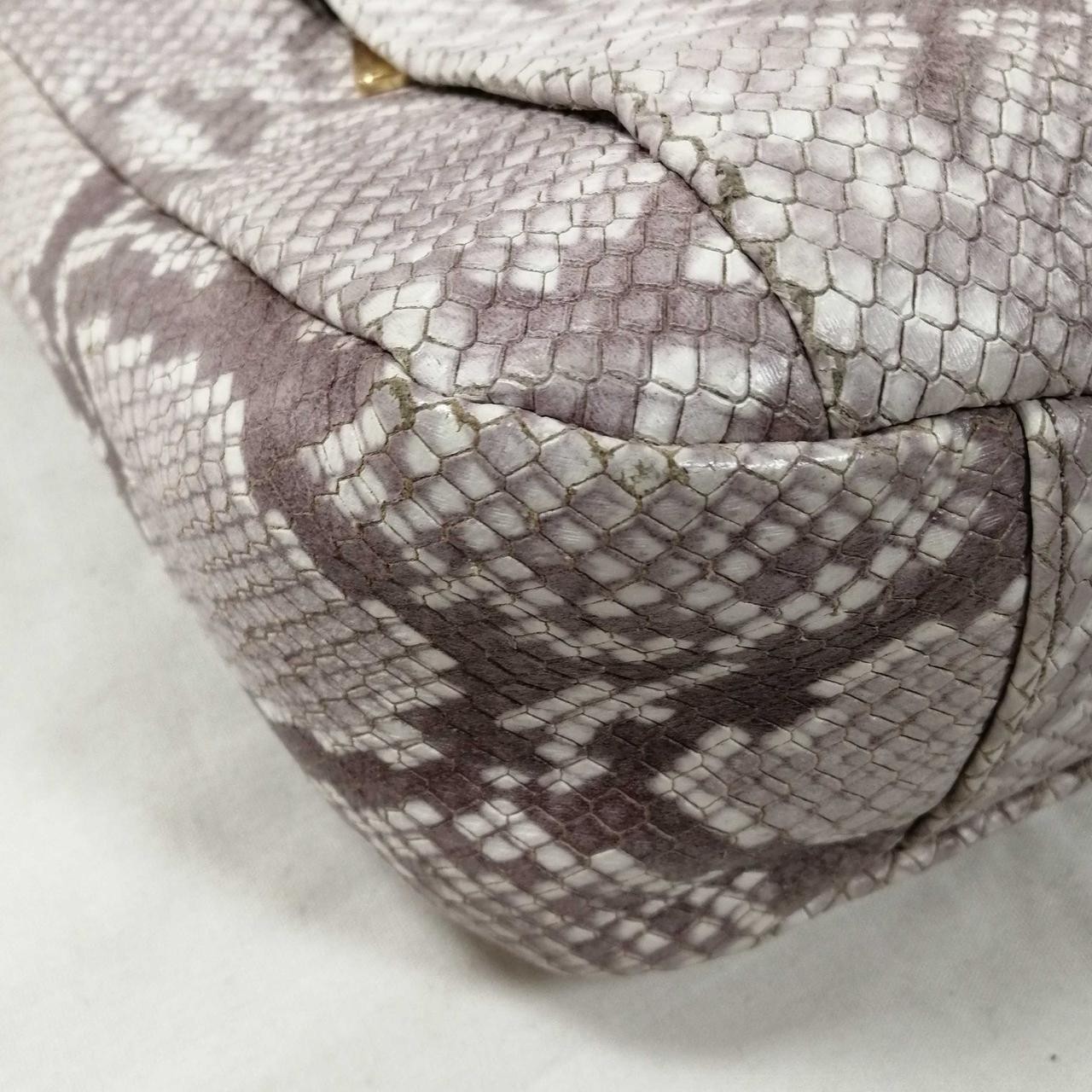 Shoulder Bag Michael Kors Model Gray Python Patte… - image 4