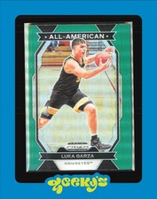 2024 Panini Prizm Draft Picks All-American Green Prizm #26 Luka Garza $2 MIN ORD