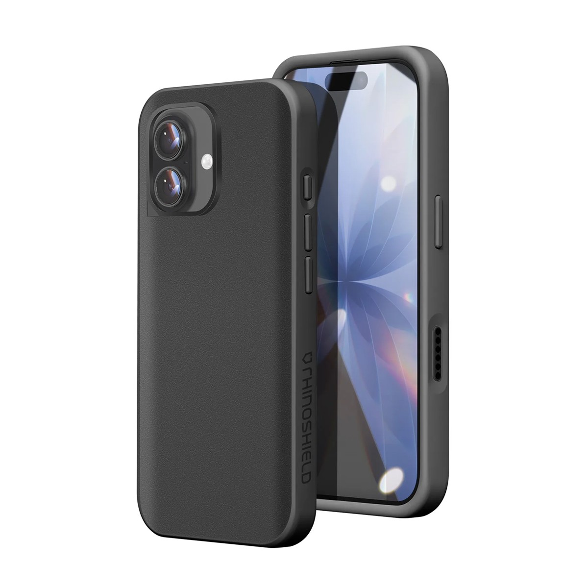 Coque iPhone 17 Rhinoshield SolidX noire antichoc