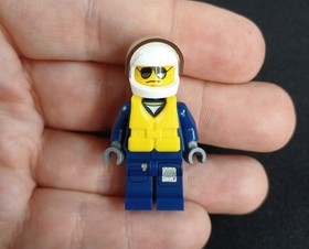 Lego City Forest Police Helicopter Pilot Minifigure Lot of 3 cty0274 from 4439