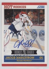 2010-11 Score Rookies & Traded Signatures Jacob Markstrom #609 Auto 6z1
