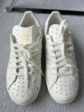 Adidas Originals Earlham Leather off white Trainer Uk 7.5 Pre Owned/Mens 