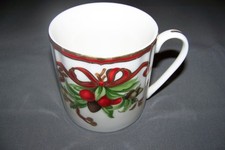One, Tiffany Holiday, Porcelain Mug, With Decorative Design