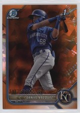 2022 Bowman Chrome Sapphire Prospects Orange 54/75 Daniel Vazquez #BCP-199 1u6