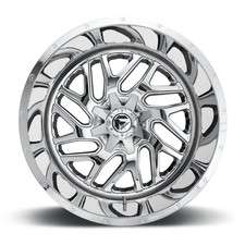 22x10 Chrome Fuel Triton Wheels Deep Kg1 Jtx Force Tis 6x139.7 D60922009846