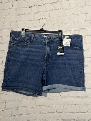 Womens Summer Sky Lee Midrise Short Shorts size 22M/Roll Cuff if you wish