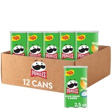 Pringles Potato Crisps Chips, Lunch Snacks, O...