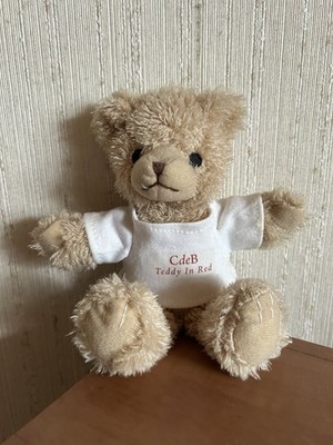 Chris de Burgh CdeB Teddy In Red Merchandise Fanartikel Teddybär mit T-Shirt