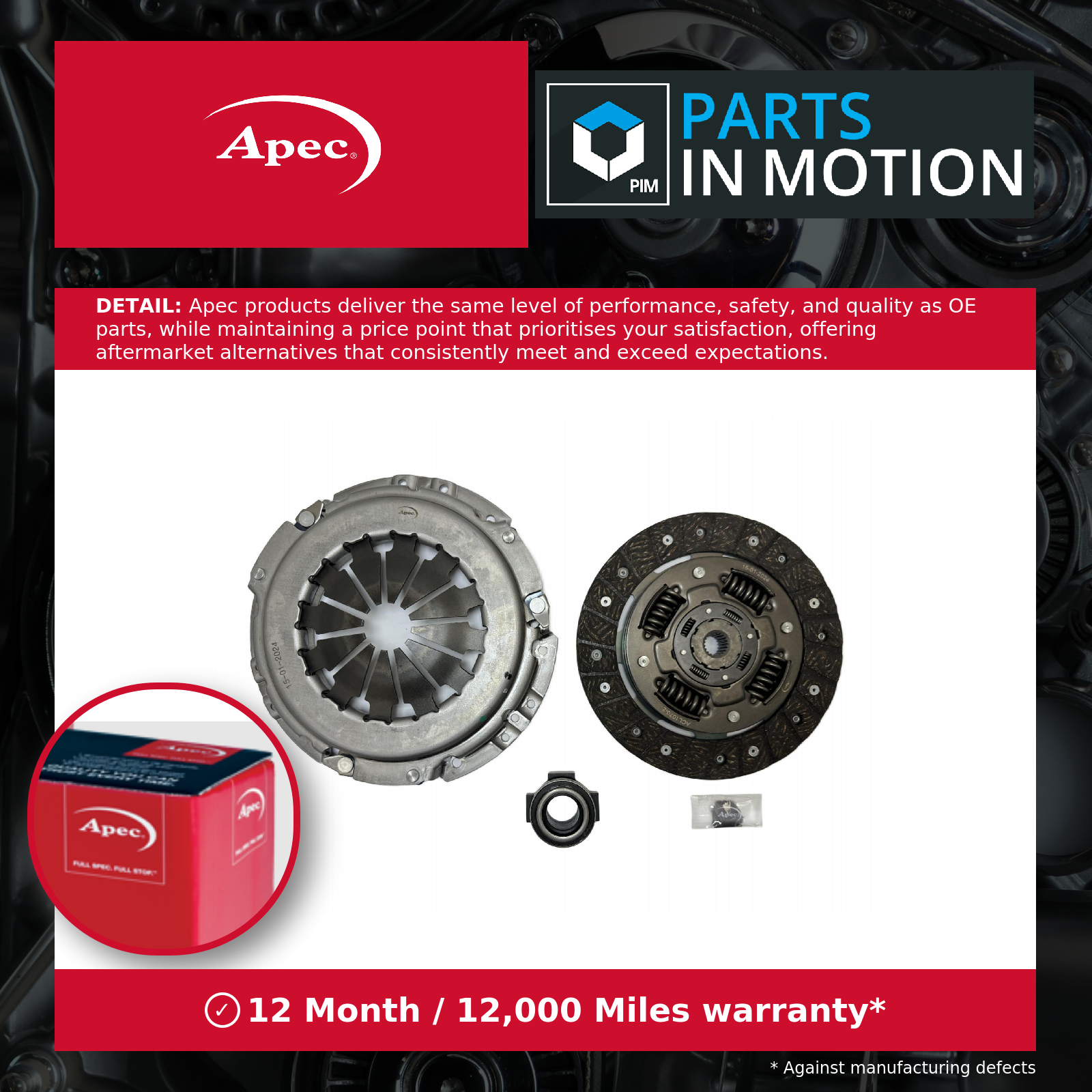 For FIAT 500L 351 352 2012 on Clutch Kit - Image 7